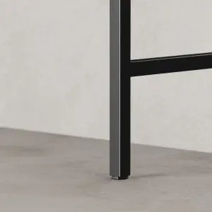 Black steel 75 cm