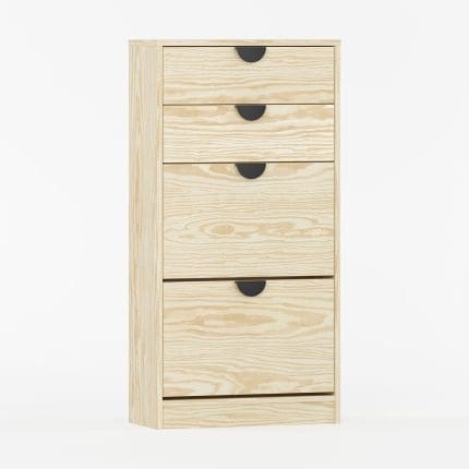 design skoskab med låger