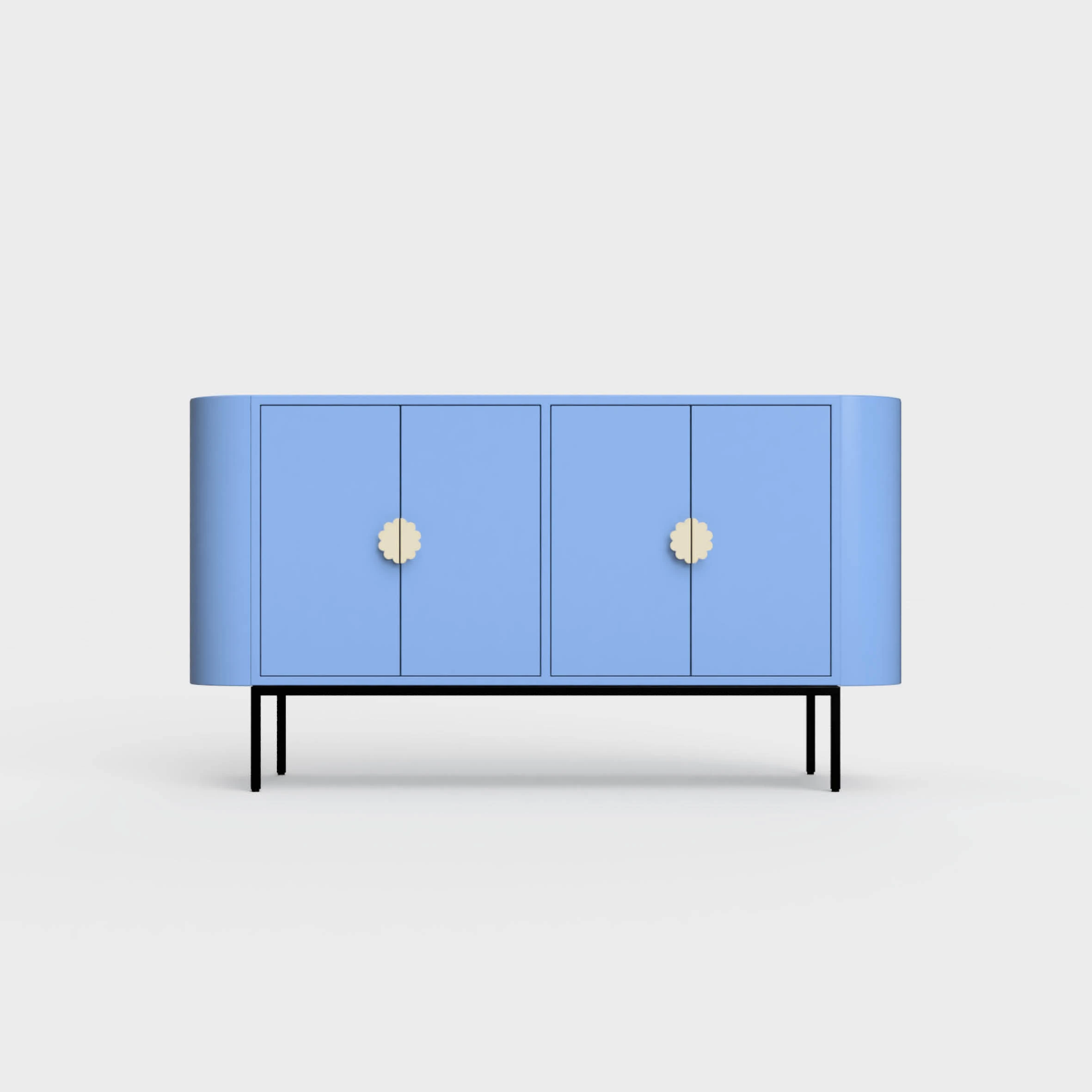 Moderne skænk med unikke detaljer.