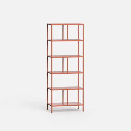minimalistisk reol med et luftigt design