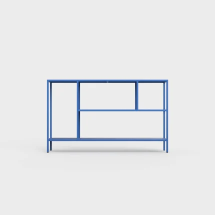 moderne reol med et minimalistisk, geometrisk design