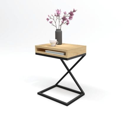 Design selv et funktionelt sidebord i industriel stil